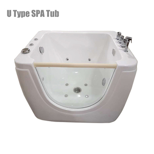 Baignoire de spa moderne chinoise durable avec fonction de massage par air, baignoire autoportante <span class=keywords><strong>pour</strong></span> salle de <span class=keywords><strong>bain</strong></span>, <span class=keywords><strong>porte</strong></span>-<span class=keywords><strong>savon</strong></span>/récipient, accessoire de vidange de piscine - Product Image 3