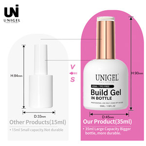 <span class=keywords><strong>Unigel</strong></span> Gel Constructor de Uñas UV LED de 35ml, Esmalte de Uñas para Extensión, Uso Profesional en Salón, Venta al por Mayor, Marca Privada, OEM, ODM, Personalizado - Product Image 2