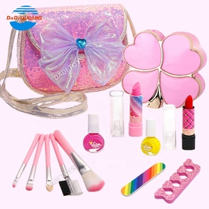 Coffret de <span class=keywords><strong>Maquillage</strong></span> pour Filles, Sac Cosmétique en Plastique, Jouets de Déguisement, Outils de <span class=keywords><strong>Maquillage</strong></span>, Kits de Jeu d'Imitation, Ensemble de Beauté pour Filles - Product Image 3