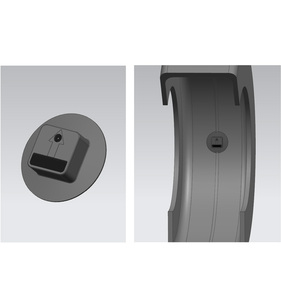 Xe tải TPMS cảm biến lốp Treo Tường cảm biến áp suất lốp nội bộ TPMS với Mileage giám sát TPMS otr - Product Image 5