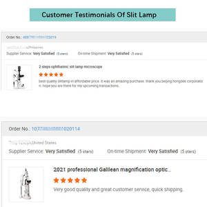 नेत्र Aumega तृतीय 3 चरणों भट्ठा दीपक उपकरण अनुकूलक और टनमीटर चिकित्सा अस्पताल के साथ डेस्कटॉप नेत्र विज्ञान भट्ठा दीपक - Product Image 4