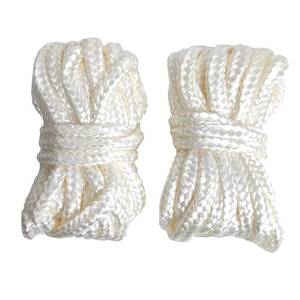 100% Nylon Marine Line 2 Pack Braided 1/4"X15ft White Double Braid - Product Image 2