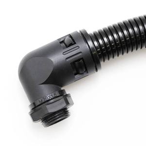 Raccord de tuyau ondulé en plastique PA66 de type L AD10-AD54.5, joint de câble de protection en nylon, résistant à la poussière et ignifuge - Product Image 2