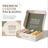 Boîte en carton personnalisée pour pâtisseries, macarons, bonbons, chocolats, biscuits, en papier recyclé, pour boulangerie
