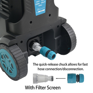 Hidrolavadora Eléctrica Portátil Comercial de Alta Presión de 2600W, Limpiador de Superficies a Chorro de 200 Bares, Máquina de Limpieza de Alta Potencia para 450L - Product Image 4