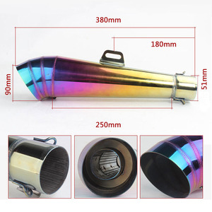 51 मिमी gp निकास मफलर स्टेनलेस स्टील मोटर के लिए 51 मिमी gp निकास मफलर स्टेनलेस स्टील मोटर पलायन - Product Image 5