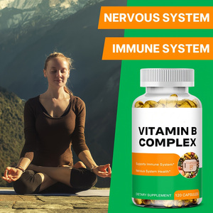 วิตามินบีรวม OEM/ODM ที่มีแคลเซียมและโฟเลต วิตามินบี5 กรดแพนโทธีนิก, บี6, บี7, บี9 - ช่วยบำรุงระบบประสาท - Product Image 2