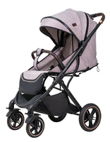 Poussette pliable haute pour bébé, 4 roues, inclinable, landau de voyage pour nourrisson et tout-petit