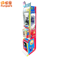 Mini machine à griffes Mega Mini, à monnayeur, pour jouets d'arcade et peluches, avec cabinet métallique, pour centre de jeux et cadeaux
