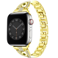 Hot Sale 22mm Uhren armband für Edelstahl Metall der AP-Serie New Style Diamond Setting Smartwatch Band