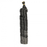 French Curly Wave Hairstyle Extensions de cheveux tressés synthétiques Cheveux au crochet avec élasticité et boucles lâches pour femmes noires