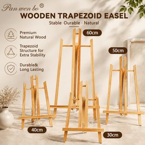 Cavalletto da Tavolo per Bambini e Studenti, Cavalletto a A per Artisti, Espositore da Tavolo in Legno per Pittura e Tela - Product Image 1