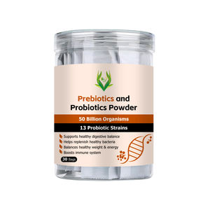 Poudre de prébiotiques et probiotiques professionnels, 50 milliards d'organismes, 13 souches probiotiques, favorise l'équilibre digestif sain des bactéries - Product Image 1