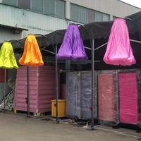 Lámpara de PVC con Forma de Flor de Apertura y Cierre Automático de Alta Tecnología, Control Remoto, Clasificación IP68, Decoración Roja para Paisajes Navideños