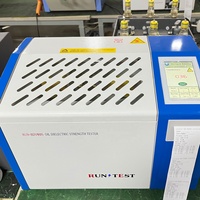 Testeur de tension de rupture et de résistance diélectrique de l'huile de transformateur électronique norme IEC 80KV