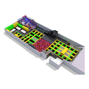 Parque de Trampolines Dream Catch Personalizado de 600 Metros Cuadrados, Centro de Juegos Interior Comercial con Tobogán <span class=keywords><strong>Grande</strong></span>, Zona de Saltos para Niños - Product Image 2