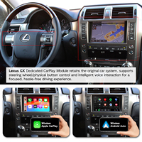 Kit de module décodeur sans fil Apple CarPlay Android Auto pour Lexus GX470 GX460 GX400 2009-2013, mise à niveau de l'écran OEM