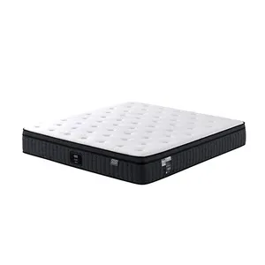 comfortable pocket coil spring king size compressed packing rolled up mattress