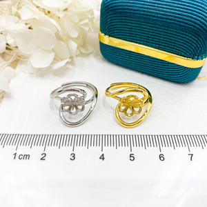 Ensemble d'accessoires pour bague en argent S925, édition légère vide à faire soi-même, bijoux en perles avec perles rondes de 7 à 9 mm, 10369 - Product Image 4