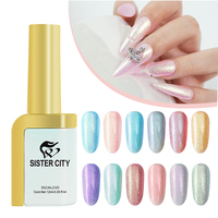 Vernis à ongles gel UV Sister City Pearl 15ml – Non toxique, écologique, de luxe, pour salon, longue tenue, couleur DIY, pour manucure française