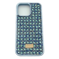 Diamant de luxe de haute qualité pour iPhone 15 & 16 Pro Max coque de téléphone galvanoplastie Style de luxe léger Applicable