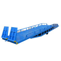 8 tonnes rampe de chargement de fret conteneur Terminal niveleur camion plate-forme de levage chariot élévateur rampe de chargement pont d'embarquement mobile
