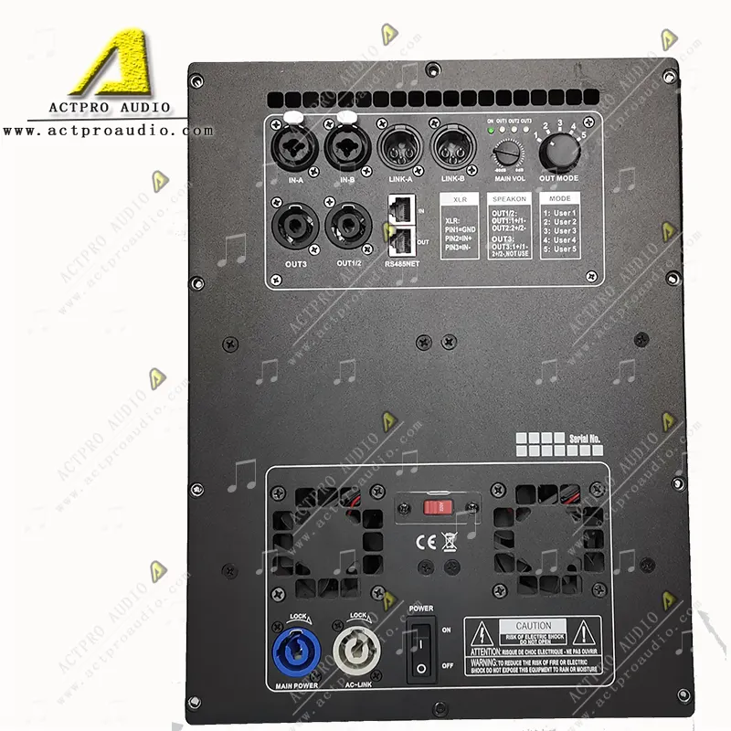 15" speaker powered module active amplifier module power 1000 W amplifier module dsp