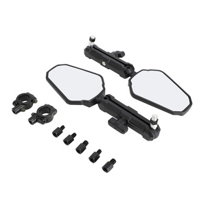 Espejo <span class=keywords><strong>Retrovisor</strong></span> Universal <span class=keywords><strong>Plegable</strong></span> para Motocicleta JFG, Espejos Laterales Ajustables de Aluminio 6061, Montaje en Manillar para Motocross - Product Image 1