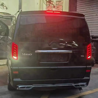 Calidad Original W639 Viano modificado W447 Vito estilo luces traseras parachoques trasero luces traseras para Mercedes Benz 2003-2015