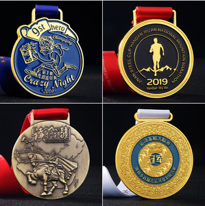 <strong>Cheap</strong> Custom Personalized Gold Stainless Steel <strong>Medals</strong> Dance Running Medallion Sport Award <strong>Medal</strong> - Product Image 2