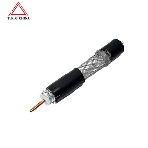 High quality China factory RG58/U 50 Ohm Black 20 AWG Solid Core Coaxial Cable