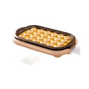 Grill à poisson électrique AUX 6L avec plaque de cuisson plate 1501W-2000W, facile à nettoyer, pour usage domestique - Product Image 2