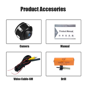 IP68 không thấm nước xe phía trước xem máy ảnh xe bumper máy ảnh 18.5mm <span class=keywords><strong>mini</strong></span> ẩn phía sau xem đảo ngược máy ảnh - Product Image 6