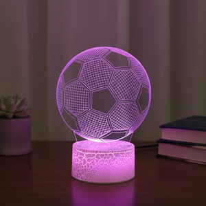 مصباح مكتب حديث بتصميم شرق أوسطي مع إضاءة LED للعيد، تحكم باللمس، إضاءة دافئة، USB، مصنوع من البلاستيك ABS، 7 ألوان RGB، هدية لديكور غرف الأطفال - Product Image 1