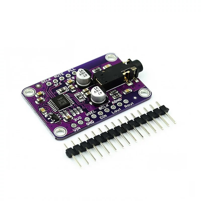 UDA1334A I2S Stereo Decoder DAC Audio Module 3.3V-5V DIY Level Output ICs Product Category