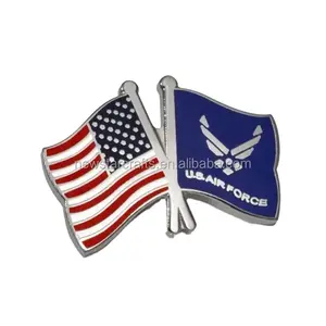 कस्टम राजनिक धातु अमेरिकी ध्वज लैपल पिन
