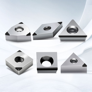 Nhà sản xuất Carbide <span class=keywords><strong>PCD</strong></span> chèn chuyển công cụ cắt vcgt 160404 <span class=keywords><strong>PCD</strong></span> tungsten carbide CNC Lathe cho nhôm - Product Image 4