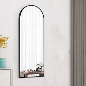 Trending Products Home Decor Aluminium Frame <b>Stand</b> Large Arched Door Decorative Floor Full Long Mirror Living Room Furniture - Product Image 2