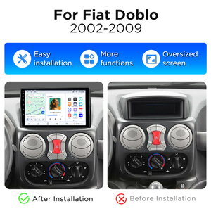 Junsun 9" Car Intelligent <b>Systems</b> Car Radio <b>Wireless</b> CarPlay for Fiat Doblo 2002-2009 Smart Car Navigation <b>System</b> Touch Screen - Product Image 2