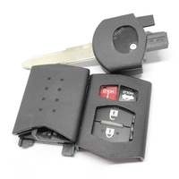 Llave Inteligente de Repuesto de 4 Botones, Negra, 433mhz, 315mhz, 80 Bits, Chip 4D63, Control Remoto para Auto, Entrada sin Llave, para Cerrajeros