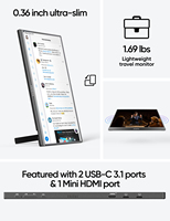 Arzopa Z1C vente en gros 16.1 pouces moniteurs portables affichage Gamer Pc moniteur d'ordinateur écran de jeu Portable avec HD type-c USB