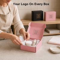Boîte d'expédition personnalisée avec logo, emballage en carton ondulé, boîte postale imprimée, boîte en papier pour chapeaux, vêtements, cosmétiques, e-commerce, vente au détail