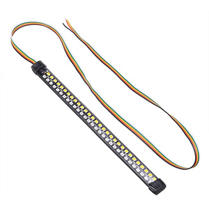 Phổ DC 12V 20cm 30cm 40cm Led Xe Máy đèn hậu phanh dừng nhấp nháy DRL Đèn dòng chảy tín hiệu lần lượt - Product Image 2