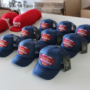 고품질 다채로운 주문 자수 truker 모자 인쇄 트럭 운전사 모자 거품 트럭 운전사 모자 관례