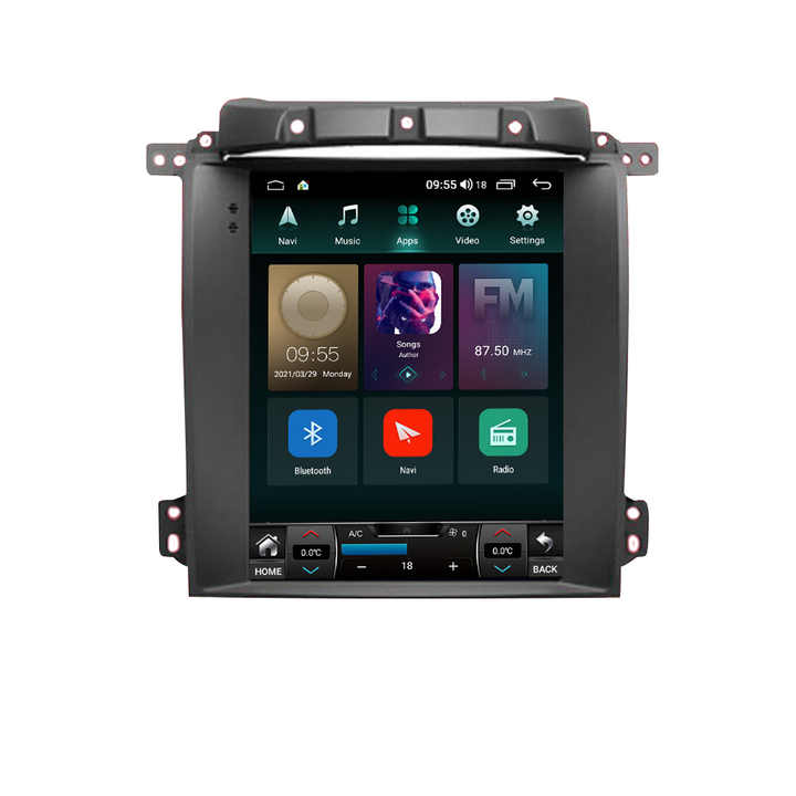 Tesla Style Vertical Screen Android 11 GPS Navigation For Kia