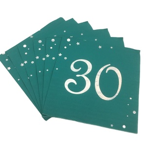 Serviettes de boisson vierges de haute qualité à 1/4 plis essuie-tout personnalisés - Product Image 4