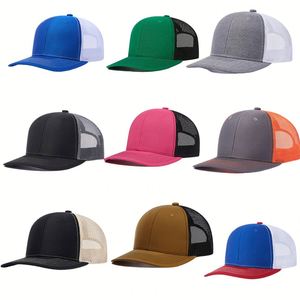 Mens Structured Mesh Baseball Cap Adjustable Classic Factory High Quality Custom Logo <b>Hat</b> Blank Trucker <b>Hats</b> - Product Image 4