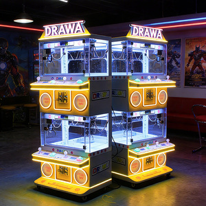 Máquina de garras <span class=keywords><strong>mini</strong></span> para 4 jugadores, operada con monedas, doble capa, juego de arcade expendedora de muñecas - Product Image 5