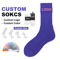 Calcetines Deportivos de Algodón para Mujer, de Alta Calidad, con Logotipo y Color Personalizados, para Correr