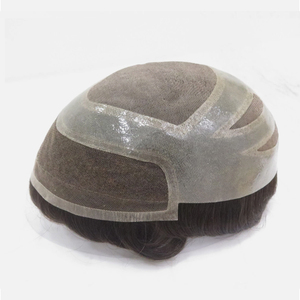 Toupee para Hombre, Sistema de Cabello Humano, Encaje Frontal, Mono Fino, Piezas de Cabello para Caballero - Product Image 3